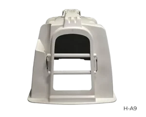 H-A9 Front Enclosure with PVC tubes and bungie straps