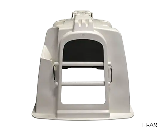 H-A9 Front Enclosure with PVC tubes and bungie straps