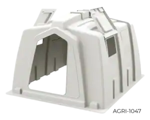 Agri-Plastics Dual XL Hutch.AGRI-1047