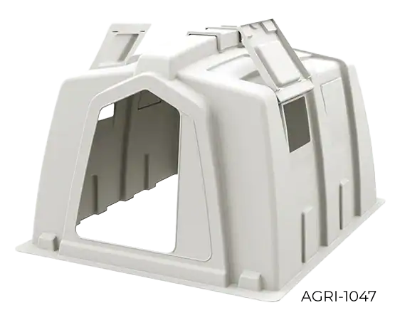 Agri-Plastics Dual XL Hutch.AGRI-1047