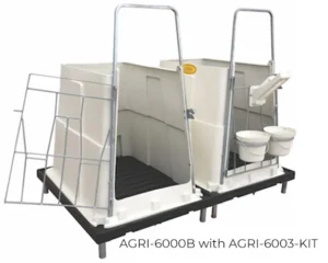 Agri-Plastics Starter Pen Double.AGRI-6000B with AGRI-6003-KIT